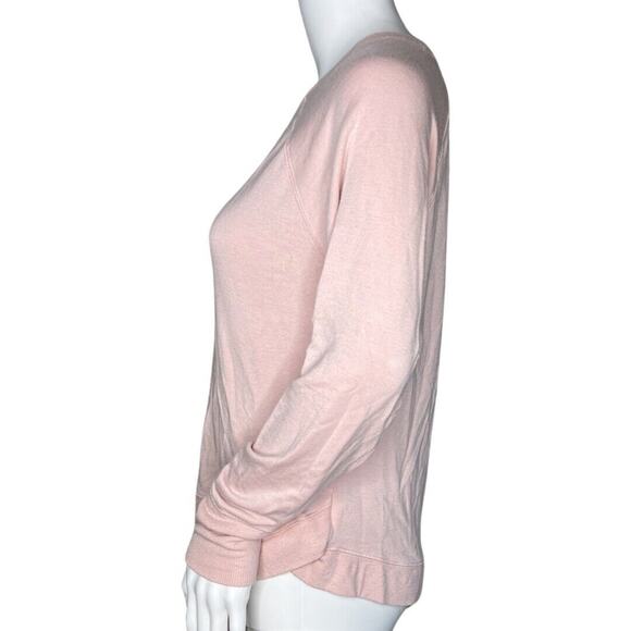 Athleta Shirt Womens Small Mindset Sweatshirt Pink Workout Commute Athleisure‎ - Picture 3 of 7